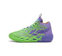 Scarpe da basket PUMA HOOPS x TMNT MB.04 RD unisex, Scarpe, Verde Pes/Rosso/Dark Amethyst, 46 46