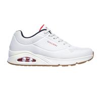 Skechers Uno Stand On Air, Scarpe da ginnastica Uomo, White Durabuck Navy Red Trim, 42 EU