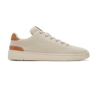 TOMS Trvl Lite 2.0 Low, Sneaker Uomo, Fog/Tan Recycled Cotton Canvas/Suede, 39 EU