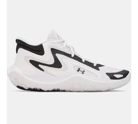 Under Armour Sneaker Unisex UA Jet '25, Bianco Nero Nero, 48.5 EU