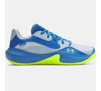 Under Armour UA Lockdown 7 Low, Scarpe da Ginnastica Unisex-Adulto, Blu Calmo Blu Atlantis Alta Vis Giallo, 44 EU