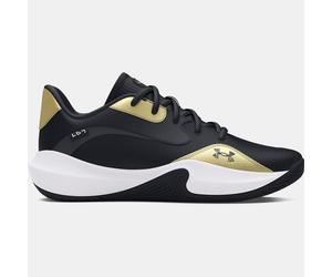 Scarpe da basket Under Armour Lockdown 7 Low unisex Nero / Metallico Oro / Nero 46
