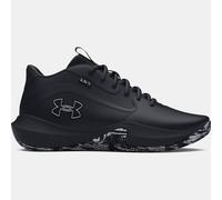 Under Armour UA Lockdown 7, Scarpa da Basket Unisex-Adulto, Black/Black/Metallic Silver, 47.5 EU