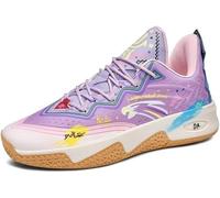 Scarpe da Basket Unisex Traspiranti - Scarpe da Allenamento Antiscivolo, Resistenti all'Usura e Leggere con Assorbimento degli Urti e Rimbalzo for Il Campo e l'allenamento Quotidiano(Purple,41 EU)