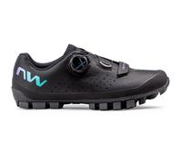 Scarpe da ciclismo MTB da donna Northwave Hammer Plus nero/iridescente (38 EU)