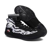 Scarpe da Boxe da Uomo, Traspiranti da Wrestling da Pugile Professionista, Leggere da Sollevamento Pesi, MMA, Suola in Gomma(Green,43 EU)