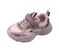 Scarpe da Calcetto Bambino Scarpe da Ginnastica per Bambine Leggere con Suola Morbida Comode Casual Traspiranti per Bambini Piccoli Antiscivolo Flessibili da Passeggio (Purple 27 Little Child)