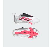 Scarpe da calcio adidas Predator Club Firm Ground / Multi Ground con chiusura a strappo per bambini e bambine Cloud White / Solar Turbo / Core Black 26 1/2