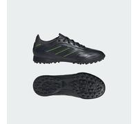 adidas Copa Pure III League Turf Football Boots Kids, Scarpe da Calcio Unisex-Bambini, Core Black/DGH Solid Grey/Lucid Lemon, 33 EU