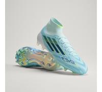 Scarpe da calcio da donna F50 SPARKFUSION ELITE mid-cut per terreni naturali compatti/superfici in erba artificiale Almost Blue / Dusky Petrol / Hi-Res Yellow 36 2/3