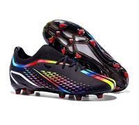 Scarpe da Calcio da Uomo e Bambino Scarpa Cinque Persone Outdoor Indoor Chiodate Scarpe da Atletica Nero 40 EU