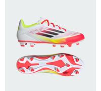 Scarpe da calcio F50 Club Firm/Multi-Ground Cloud White / Core Black / Solar Yellow 46