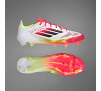 Scarpe da calcio F50 Elite Firm Ground Cloud White / Core Black / Solar Yellow 41 1/3