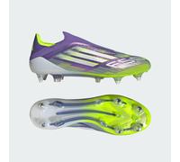 Scarpe da calcio F50 Elite senza lacci per terreni morbidi. Purple Rush / Cloud White / Lucid Lemon 44 2/3
