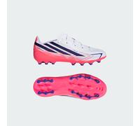 Scarpe da calcio F50 Hyperfast League Artificial Ground bambini Cloud White / Solar Purple / Solar Turbo 34