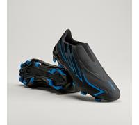 Scarpe da calcio F50 HYPERFAST LEAGUE Laceless Firm Ground Core Black / Core Black / Lucid Ray Blue 48