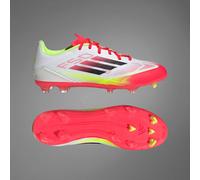 Scarpe da calcio F50 League Firm/Multi-Ground Cloud White / Core Black / Solar Yellow 44 2/3