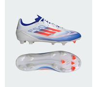 adidas F50 League Football Boots Firm Ground, Scarpe da Calcio Unisex-Adulto, Cloud White/Solar Red/Lucid Blue, 42 2/3 EU
