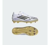 Scarpe da calcio F50 League Firm/Multi-Ground Kids Cloud White / Core Black / Gold Metallic 34