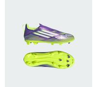 Scarpe da calcio F50 League Laceless Firm/Multi-Ground Purple Rush / Cloud White / Lucid Lemon 31 1/2