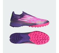 Scarpe da calcio F50 League LY Laceless Turf Purple / Cloud White / Lucid Lemon 47 1/3