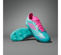 Scarpe da calcio F50 League Messi Firm/Multi-Ground Flash Aqua / Lucid Pink / Lucid Cyan 42