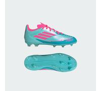 Scarpe da calcio F50 League Messi Firm/Multi-Ground Kids Flash Aqua / Lucid Pink / Lucid Cyan 36 2/3