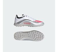 Scarpe da calcio F50 Messi League Turf Bambini Cloud White / Lucid Red / Silver Metallic 36 2/3