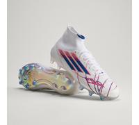 Scarpe da calcio F50 SPARKFUSION ELITE Mid-Cut Firm Ground / Artificial Ground Womens Cloud White / Royal Blue / Lucid Red