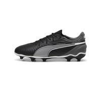 PUMA King Match Fg/AG Jr, Soccer Shoe Unisex - Bambini e Ragazzi, Puma Black Puma White Cool Dark Gray, 28 EU