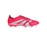 adidas Unisex League Fold-Over Tongue Firm Ground/Multi Ground Football Boots, Lucid Red/Cloud White/Core Black, 42 2/3 EU