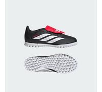 adidas Unisex - Bambini e Ragazzi Predator Club Fold-Over Tongue Turf Football Shoes Kids, Core Black/Ftwr White/Lucid Red, 36 2/3 EU