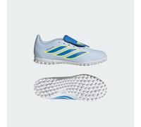 Scarpe da calcio Predator Club Kids con linguetta ripiegabile per erba sintetica Crystal Sky / Ray Blue / Team Solar Yellow 2 35