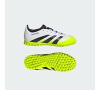 Scarpe Predator Club per erba sintetica Bambini Cloud White / Core Black / Lucid Lemon 38