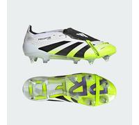 Scarpe da calcio Predator Elite con linguetta pieghevole per terreni morbidi. Cloud White / Core Black / Lucid Lemon 41 1/3