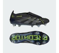 Scarpe da calcio Predator Elite con linguetta pieghevole per terreni morbidi. Core Black / Carbon / Lucid Lemon 42 2/3