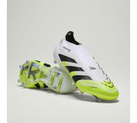 Scarpe da calcio Predator Elite senza lacci per terreni naturali compatti. Cloud White / Core Black / Lucid Lemon 41 1/3