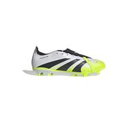 Adidas Unisex League Fold-Over Tongue Firm Ground/Multi Ground Football Boots, Cloud White/Core Black/Lucid Lemon, 40 EU