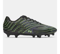 Scarpe da calcio Under Armour Shadow Club 4 FG unisex Nero / Titan Grigio / Hyper Verde 42