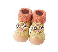Scarpe da calzino per bambini, morbide e morbide, per bambini, 12-18 mesi, per gattonare, per neonati, primi passi, a, 20/21 EU