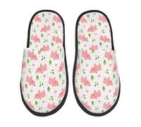 Scarpe Da Camera Funny Little Pigs Eleganti Ciabatte Invernali Antiscivolo Pianelle Per Uomo Hotel Donna M