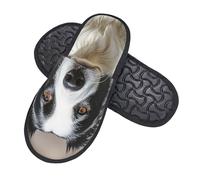 Scarpe Da Casa Border Collie Comode Ciabatte Lavabili Cotone Pantofole Per Hotel Unisex Esterno L