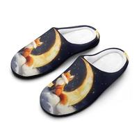 Scarpe Da Casa Cute Fox In The Moon Slippers S