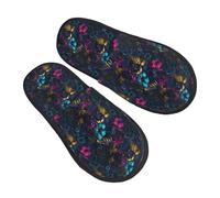 Scarpe Da Casa Dark Tropical Bird Pantofole | Pantofole Morbide Ciabatte Moda Per Donne Uomo Hotel E Bagno Viaggi