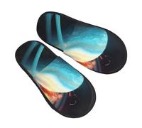 Scarpe Da Casa Impatto Di Urano Lavabili Slippers Antiscivo Scarpe Di Cotone Per Unisex Invernale Interno L