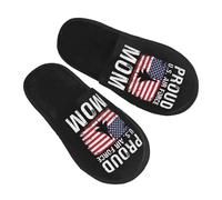 Scarpe Da Casa Orgogliosa Mamma Della Forza Armata Statunitense Moda Scarpe Di Cotone Comode Cotone Pantofole Per Casa Hotel Invernale M