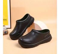 Scarpe da chef da donna - Comode, antiscivolo, resistenti all'olio, scarpe da lavoro slip-on, realizzate in materiale EVA, disponibili nei colori nero e bianco, scarpe popolari CN35-36,CN37-38,CN39-40