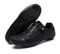 Scarpe da Ciclismo da Uomo E da Donna Scarpe da Bici da Corsa Traspiranti Scarpe da Bicicletta Unisex da Uomo E da Donna da Spin Scarpe Bike Antiscivolo per Interni Ed Esterni-Black||Numeric_45