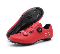 Scarpe da Ciclismo da Uomo E da Donna Scarpe da Bicicletta su Strada per Interni Ed Esterni Sneakers da Ciclismo Traspiranti da Uomo E da Donna Scarpe da Bici Sportive Comode Casual-Red||Numeric_45