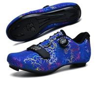 Scarpe da Ciclismo da Uomo E Donna Leggere E Traspiranti Scarpe da Ginnastica Unisex Antiscivolo da Uomo E Donna Scarpe da Bike Spin per Interni Ed Esterni-Blue||Numeric_37